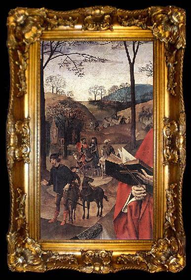 framed  Hugo van der Goes Sts Margaret and Mary Magdalene with Maria Portinari, ta009-2